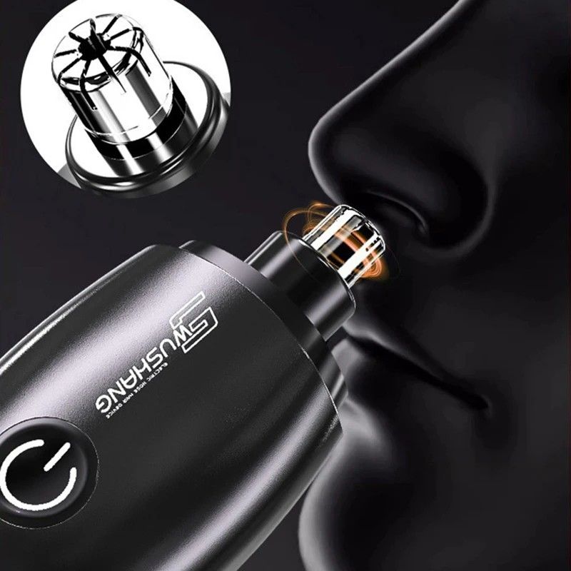 Portable Electric Nose & Ear Hair Trimmer Rechargeable & Painless Nose clipper for Men & Women